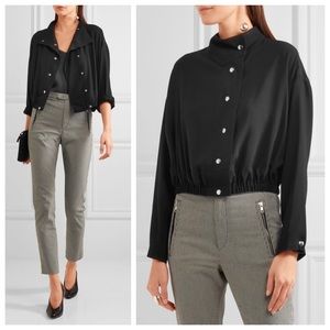 Isabel Marant Lynton Wool Blend Crepe Jacket